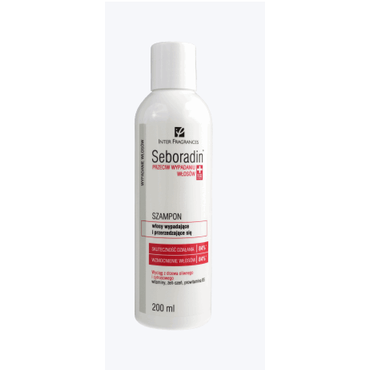 INTER FRAGRANCES -  INTER FRAGRANCES SEBORADIN szampon do włosów wypadających i przerzedzających się 200 ml